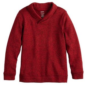 Sonoma Goods for Life Boys Fleece Shawl Collar Pullover Sweater